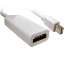 Adaptador DisplayPort Mini a HDMI BROBOTIX 104560 - Color blanco, HDMI