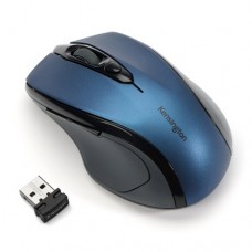 Kensington Pro Fit Mid-Size - Mouse - right-handed - optical - wireless - 2.4 GHz - USB wireless receiver - sapphire blue