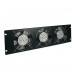 PANEL DE VENTILADORES 3U  120V (3 VENTILADORES DE ALTO RENDIMIENTO