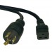 Tripp Lite 10ft Power Cord Extension Cable L6-20P to C19 for PDU/UPS Heavy Duty 20A 12AWG 10' - Cable de alimentación - NEMA L6-20 (M) a IEC 60320 C19 - CA 250 V - 3 m - moldeado - negro Tripp Lite 10ft Power Cord Extension Cable L6-20P to C19 for PDU/UPS Heavy Duty 20A 12AWG 10' - Cable de alimentación - NEMA L6-20 (M) a IEC 60320 C19 - CA 250 V - 3 m - moldeado - negro