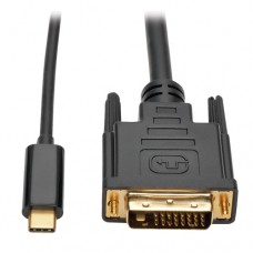 CABLE ADAPTADOR USB 3.1 USB-C DVI M/M THUNDERBOLT 3 1080P 1.83 M 