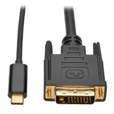 CABLE ADAPTADOR DE USB 3.1 USB-C A DVI M/M THUNDERBOLT 0.91 M 