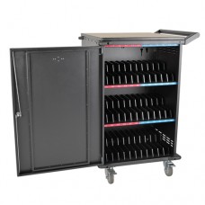 Tripp Lite 36-Port AC Charging Cart Storage Station Chromebook Laptop Tablet - Carrito carga y gestión para 36 portátiles - bloqueable - acero resistente - negro