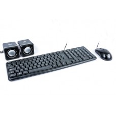 Kit de teclado y mouse Naceb Technology - Negro