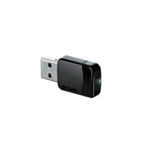 Adaptador inalambrico D-LINK USB AC Dual Band - Inalámbrico, USB, 433 Mbit/s, 2.4 - 5, Negro