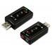 Convertidor USB a Audio BROBOTIX - USB, Negro