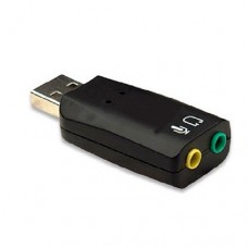 Convertidor USB a Audio BROBOTIX - USB, Negro