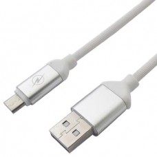 Cable USB 2.0 a Micro 2.0 BROBOTIX 161208B - USB, Micro USB, Color blanco