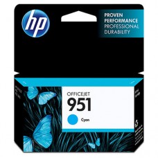 HP 951 - Cián - original - cartucho de tinta - para Officejet Pro 251, 276, 8100, 8600, 8600 N911, 8610, 8615, 8616, 8620, 8625, 8630, 8640