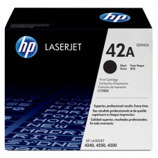 TONER HP NEGRO P/LASERJET 42A P/4240 4250 4350 Q5942A - 10000 PAGINAS