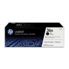 TONER HP 36A NEGRO DUAL PACK LASERJET PARA P1505 M1522N M1522NF CB436AD TONER HP 36A NEGRO DUAL PACK LASERJET PARA P1505 M1522N M1522NF CB436AD