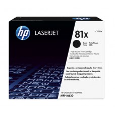 HP 81X - Alto rendimiento - negro - original - LaserJet - cartucho de tóner (CF281X) - para LaserJet Enterprise MFP M630; LaserJet Enterprise Flow MFP M630