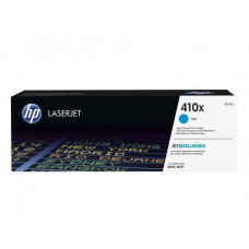 HP 410X - Alto rendimiento - cián - original - LaserJet - cartucho de tóner (CF411X) - para Color LaserJet Pro M452, MFP M377, MFP M477
