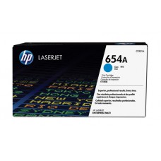 HP 654A - Cián - original - LaserJet - cartucho de tóner (CF331A) - para Color LaserJet Enterprise M651dn, M651n, M651xh; Color LaserJet Managed M651dnm, M651xhm