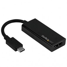StarTech.com Adaptador USB-C a HDMI - Conversor USB Type C para MacBook, Chromebook y otros dispositivos con USB C - 4K 60Hz - Adaptador de vídeo externo - USB-C - HDMI - negro - para P/N: TB3DK2DPM2, TB3DOCK2DPPD, TB3DOCK2DPPU