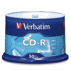 Verbatim - 50 x CD-R - 700 MB (80 minutos) 52x - eje - para P/N: 93804