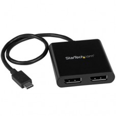 StarTech.com Divisor Multiplicador USB-C a DisplayPort de 2 Puertos - Hub Concentrador MST DP para 2 Monitores - Splitter - Adaptador de vídeo externo - USB-C - DisplayPort - para P/N: BNDTB10GI, BNDTB210GSFP, BNDTB310GNDP, BNDTB410GSFP, BNDTB4M2E1, BNDTB