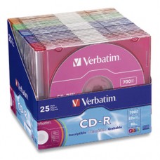 Disco CD-R VERBATIM - CD-R, 700 MB, 25, 52x, 80 min