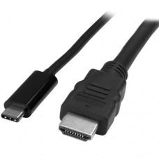 StarTech.com Cable Adaptador USB-C a HDMI - 1m - Cable Conversor de USB-C a HDMI para Ordenadores - USB Type-C - 4K 30Hz - Adaptador de vídeo externo - USB-C - HDMI - para P/N: TB33A1C