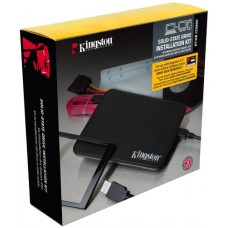 KIT DE INSTALACION SSD KINGSTON BRACKET 2.5 A 3.5/CABLE SATA/CASE SSD EXT/CABLE USB/TORNILLOS/ADAPT. 7 A 9.5MM