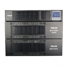 Forza Atlas FDC-106KMR-ISO - UPS (montaje en rack / externo) - AC 110-300 V - 6000 vatios - 6000 VA 9 Ah - RS-232, USB - 2U - negro Forza Atlas FDC-106KMR-ISO - UPS (montaje en rack / externo) - AC 110-300 V - 6000 vatios - 6000 VA 9 Ah - RS-232, USB - 2U - negro