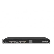 RouterBoard, CPU 2 Ncleos, 10 Puertos Gigabit Ethernet, 1 Puerto SFP, 1 GB Memoria, Licencia Nivel 5, Montaje Rack