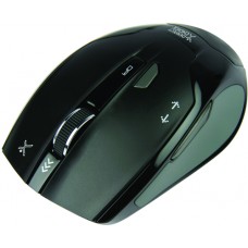 Mouse PERFECT CHOICE - Negro, 6 botones, RF inalámbrico, Óptico, 1480 DPI