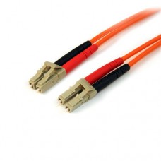 StarTech.com 2m Fiber Optic Cable - Multimode Duplex 50/125 - LSZH - LC/LC - OM2 - LC to LC Fiber Patch Cable (50FIBLCLC2) - Cable de red - LC de modos múltiples (M) a LC de modos múltiples (M) - 2 m - fibra óptica - 50/125 micras - para P/N: GLCLHSMDSTTA