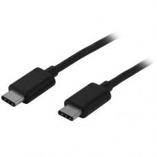 StarTech.com Cable USB-C de 2m - Type-C - USB 2.0 - Macho a Macho - Para MacBook Dell XPS Nexus 6P 5X - Cable USB - USB-C (M) a USB-C (M) - Thunderbolt 3 / USB 2.0 - 2 m - negro - para P/N: DKT30CHD, HB30C1A1CPD, HB30C3A1CFBW