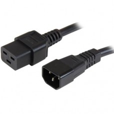 StarTech.com Cable de 91cm C14 a C19 de servicio pesado de 2,5mm2 para alimentación de ordenadores - Cable de alimentación - IEC 60320 C19 a IEC 60320 C14 - CA 110 V - 90 cm - negro