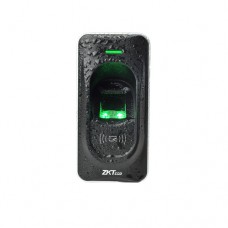 LECTOR ESCLAVO ZKTECO FR1200 DE HUELLA Y TARJETAS ID 125 KHZ, INTERIOR, EXTERIOR, CONEXIóN RS485, INDICADOR DE ESTADO, REQUIERE PANEL SERIE INBIO