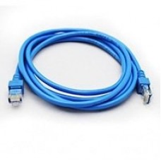 CABLE DE RED GHIA 2 MTS 6 PIES PATCH CORD RJ45 CAT 5E UTP AZUL