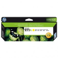 HP 971XL - 83 ml - Alto rendimiento - amarillo - original - Officejet - cartucho de tinta - para Officejet Pro X451dn, X451dw, X476dn MFP, X476dw MFP, X551dw, X576dw MFP