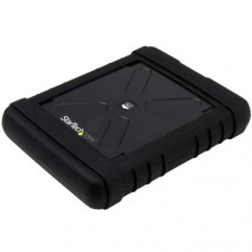 StarTech.com Caja USB 3.0 robusta con UASP para disco duro o SSD SATA de 2,5 pulgadas - Carcasa sin herramientas IP54 tipo militar - Caja de almacenamiento - 2.5