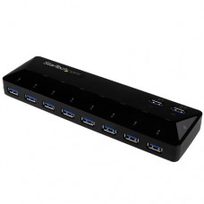 StarTech.com Concentrador USB 3.0 de 10 Puertos - Ladrón con Puertos de Carga y Sincronización - Hub con 2 Puertos de 1,5A - Interruptor para compartir periférico USB - 10 x SuperSpeed USB 3.0 - sobremesa - para P/N: DKWG30DPHPD, DKWG30DPHPDU, TB33A1C, US StarTech.com Concentrador USB 3.0 de 10 Puertos - Ladrón con Puertos de Carga y Sincronización - Hub con 2 Puertos de 1,5A - Interruptor para compartir periférico USB - 10 x SuperSpeed USB 3.0 - sobremesa - para P/N: DKWG30DPHPD, DKWG30DPHPDU, TB33A1C, US