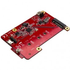 StarTech.com Adaptador Conversor USB a mSATA para Raspberry Pi y Placas de Desarrollo - USB a mini SATA - Controlador de almacenamiento - M.2 Card - USB 2.0 - rojo