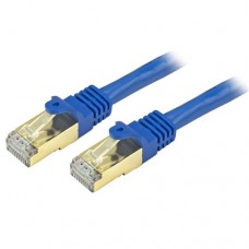 StarTech.com 20 ft CAT6a Ethernet Cable - 10 Gigabit Category 6a Shielded Snagless RJ45 100W PoE Patch Cord - 10GbE Blue UL/TIA Certified - Cable de interconexión - RJ-45 (M) a RJ-45 (M) - 6.1 m - STP - CAT 6a - moldeado, sin enganches - azul - para P/N: 