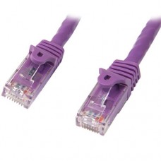 StarTech.com - Cable de Red de 10m Purpura Cat5e Ethernet RJ45 sin Enganches - Latiguillo Snagless - Cable de interconexión - RJ-45 (M) a RJ-45 (M) - 10 m - UTP - CAT 5e - sin enganches - púrpura