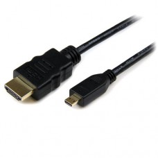 StarTech.com 6 ft High Speed HDMI Cable with Ethernet - HDMI to HDMI Micro - HDMI con cable Ethernet - HDMI (M) a micro HDMI (M) - 1.8 m - negro