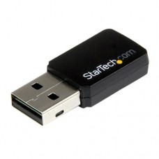 StarTech.com USB 2.0 AC600 Mini Dual Band Wireless-AC Network Adapter - 1T1R 802.11ac WiFi Adapter - 2.4GHz / 5GHz USB Wireless (USB433WACDB) - Adaptador de red - USB 2.0 - 802.11ac - negro