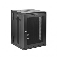 StarTech.com Armario Rack de Servidores Abisagrado de Pared 15U con 20 Pulgadas de Profundidad - Rack - armario - 4 postes - instalable en pared - negro - 15U - 16