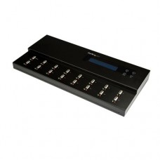 StarTech.com Clonador y Borrador Autónomo de Unidades de Memoria Flash USB 1:15 - Copiador de Memorias USB - Copiador de Pendrive - Duplicador de unidad USB - 15 compartimentos