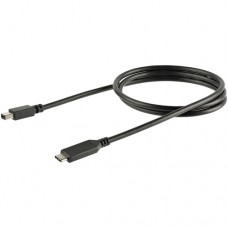 StarTech.com Cable Adaptador de 1m USB-C a Mini DisplayPort 4K 60Hz - Negro - Cable USB Tipo C a mDP - Cable de Vídeo USBC - Adaptador de vídeo externo - STM32F072CBU6 - USB-C - Mini DisplayPort - negro StarTech.com Cable Adaptador de 1m USB-C a Mini DisplayPort 4K 60Hz - Negro - Cable USB Tipo C a mDP - Cable de Vídeo USBC - Adaptador de vídeo externo - STM32F072CBU6 - USB-C - Mini DisplayPort - negro