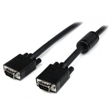 StarTech.com Cable de 3m de Vídeo VGA Coaxial de Alta Resolución para Monitor - HD15 Macho - HD15 Macho - Cable VGA - HD-15 (VGA) (M) a HD-15 (VGA) (M) - 3 m - moldeado, tornillos de mariposa - negro