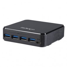 StarTech.com Switch Conmutador USB 3.0 4x4 para Compartir Dispositivos Periféricos - Conmutador - 8 x SuperSpeed USB 3.0 - sobremesa