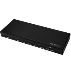 StarTech.com Splitter HDMI - de 4 Puertos - 4K 60Hz - Divisor HDMI 1 Entrada 4 Salidas - Splitter HDMI de 4 Salidas - Divisor de Puertos HDMI - Separador de vídeo/audio - 4 x HDMI - sobremesa