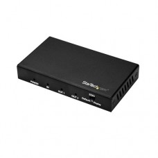 StarTech.com Splitter HDMI - de 2 Puertos - 4K 60Hz - Divisor HDMI 1 Entrada 2 Salidas - Splitter HDMI de 2 Salidas - Divisor de Puertos HDMI - Separador de vídeo/audio - 2 x HDMI - sobremesa - para P/N: ST121HD20FXA StarTech.com Splitter HDMI - de 2 Puertos - 4K 60Hz - Divisor HDMI 1 Entrada 2 Salidas - Splitter HDMI de 2 Salidas - Divisor de Puertos HDMI - Separador de vídeo/audio - 2 x HDMI - sobremesa - para P/N: ST121HD20FXA