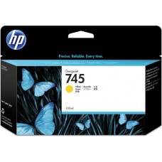 HP 745 AMARILLO 130ML TINTA AMPLIO FORMATO F9J96A        