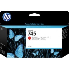 HP 745 ROJO CROMO 130ML TINTA AMPLIO FORMATO F9K00A        