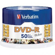 Verbatim Life Series - 50 x DVD-R - 4.7 GB (120 minutos) 16x - eje